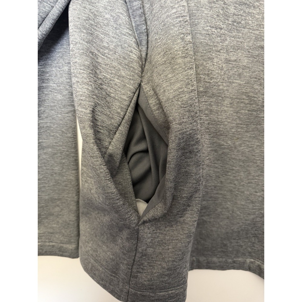 Callaway‎ Men's Gold 1/4 Zip Jacket Size L Gray With Side pockets - Picture 8 of 8